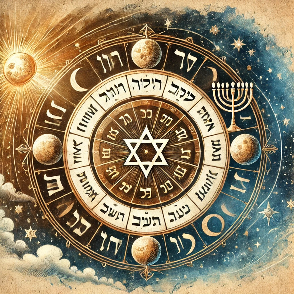 Representación del Calendario Hebreo (Judío)