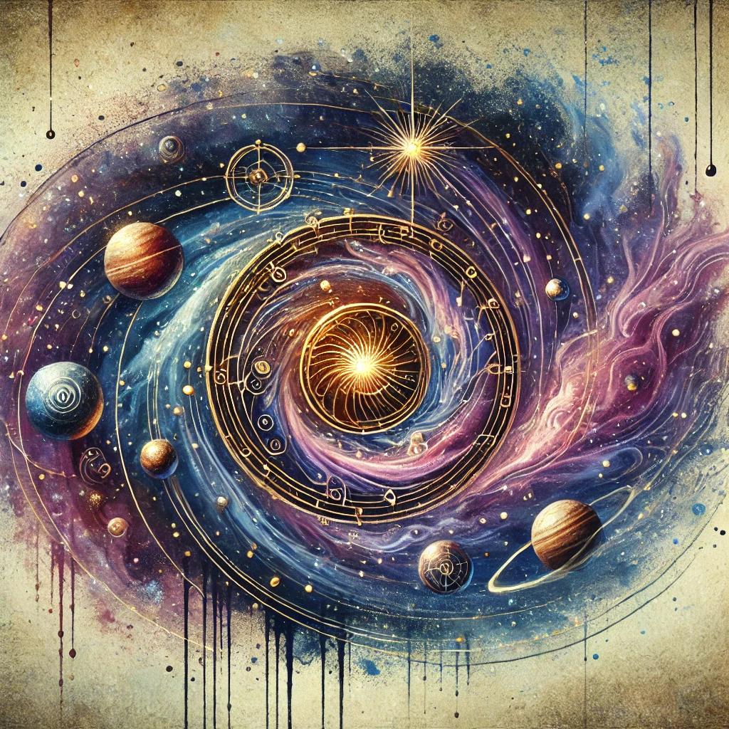 Representación del tiempo en el Cosmos.