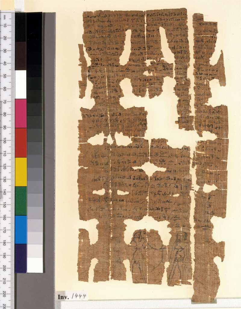 Hechizo egipcio escrito en demónico